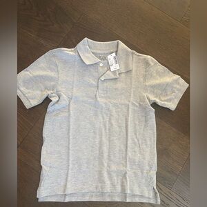 Children’s Place Gray Polo Shirt. Boy’s size Medium (7/8). NWT